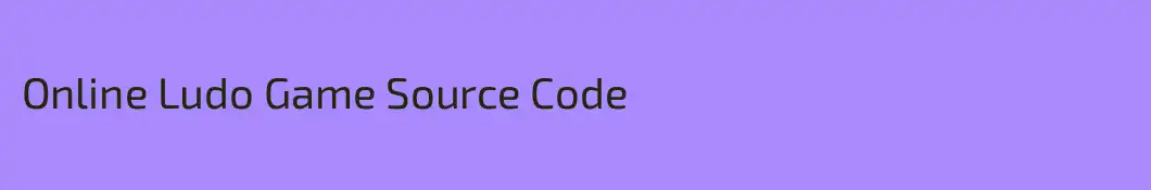 Online Ludo Game Source Code